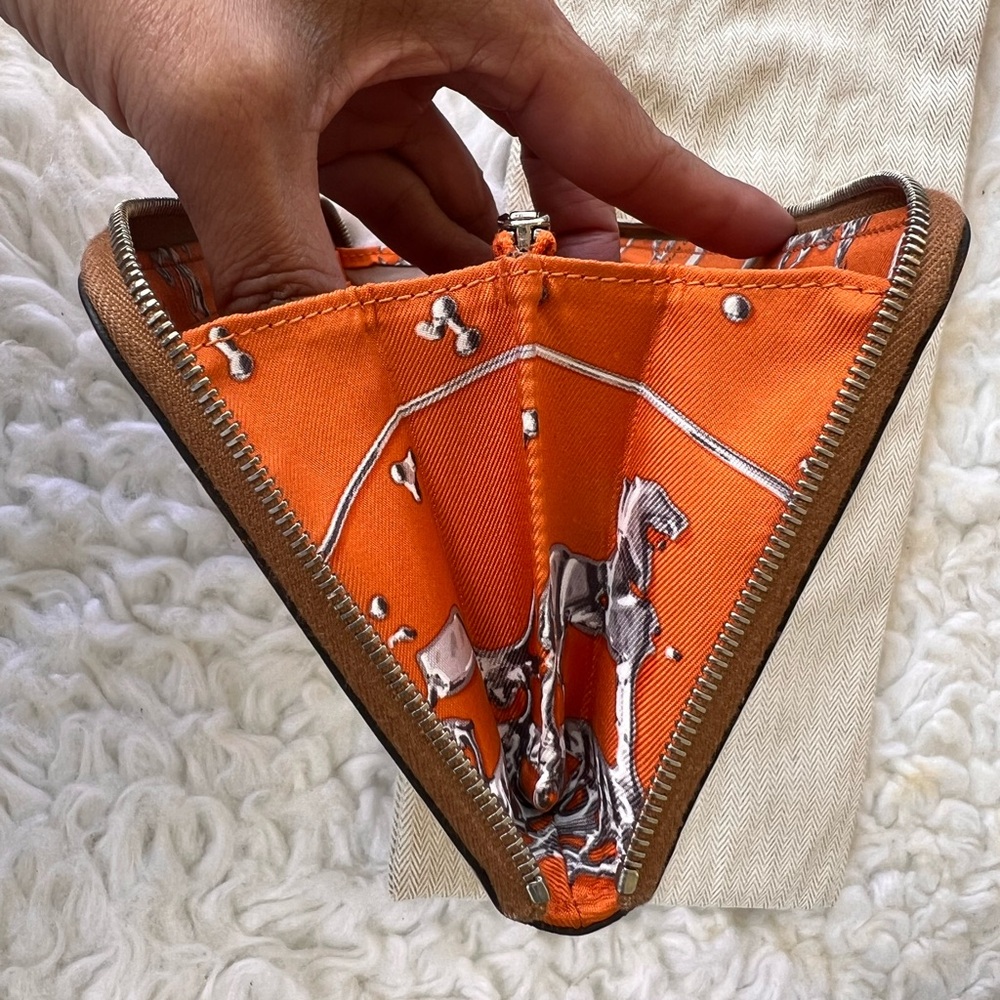 π₯π₯Hermes Azap Silk In Classique Long Wallet COA READYπ₯π₯ - Picture 9 of 15